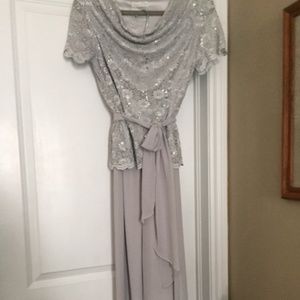 Jacques Vert Lace Top and Wide Leg Pants Pantsuit Womens